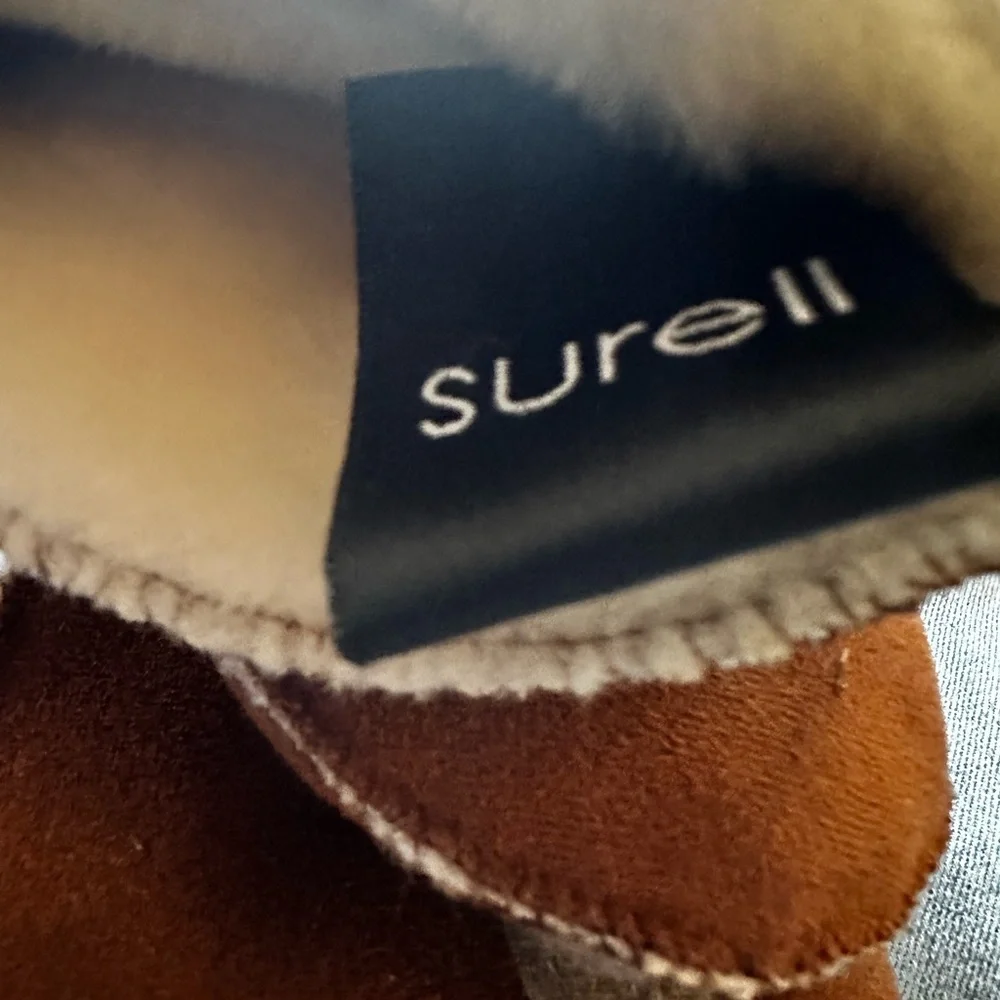 Surell Brown Faux Fur flip Top Mitten medium
